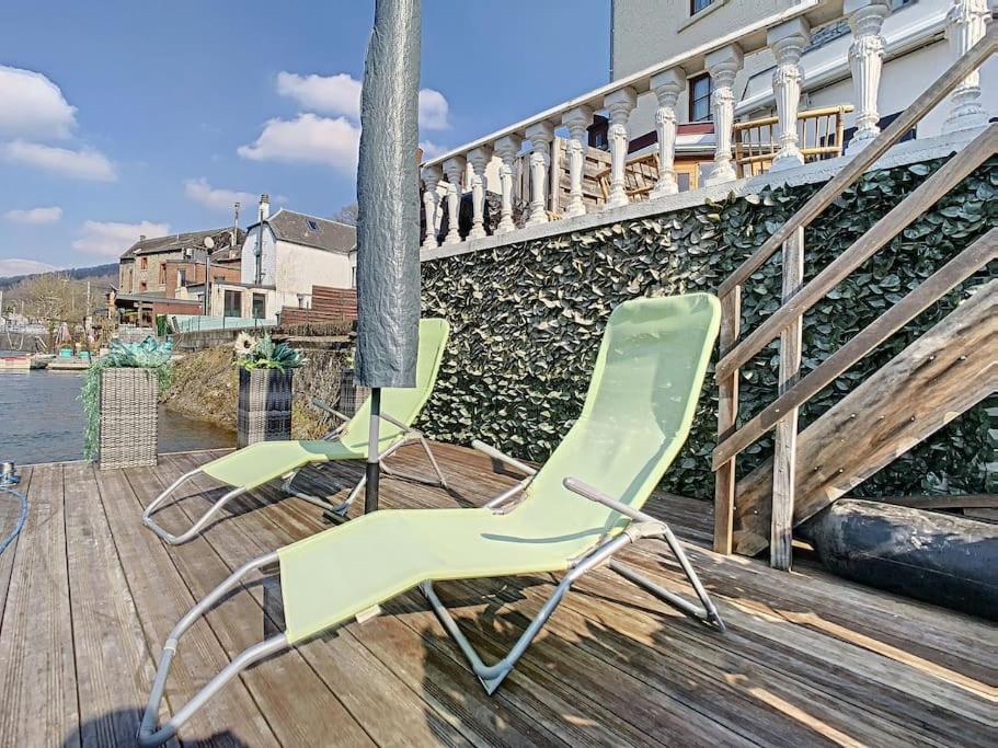 Yvoir Vue Sur Meuse Avec Jacuzzi Et Sauna Exterieur. מראה חיצוני תמונה