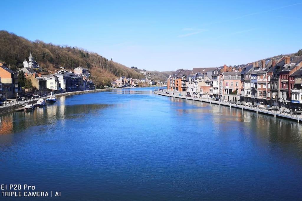 Yvoir Vue Sur Meuse Avec Jacuzzi Et Sauna Exterieur. מראה חיצוני תמונה